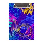 Seamless Vintage Pattern Retro 80s Or 90s Style Abstract A5 Acrylic Clipboard