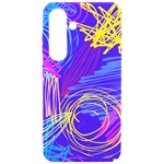 Seamless Vintage Pattern Retro 80s Or 90s Style Abstract Samsung Galaxy S24 6.2 Inch Black TPU UV Case