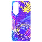 Seamless Vintage Pattern Retro 80s Or 90s Style Abstract Samsung Galaxy S24 Plus 6.7 Inch Black TPU UV Case