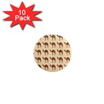 Camel Pattern Design Clothing 1  Mini Magnet (10 pack) 