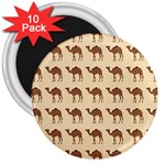 Camel Pattern Design Clothing 3  Magnets (10 pack) 