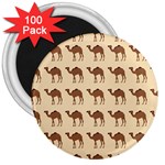 Camel Pattern Design Clothing 3  Magnets (100 pack)