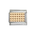 Camel Pattern Design Clothing Italian Charm (9mm)