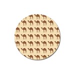 Camel Pattern Design Clothing Magnet 3  (Round)