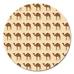 Camel Pattern Design Clothing Magnet 5  (Round)