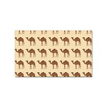 Camel Pattern Design Clothing Sticker Rectangular (100 pack)