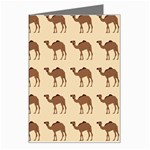 Camel Pattern Design Clothing Greeting Card