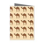 Camel Pattern Design Clothing Mini Greeting Cards (Pkg of 8)