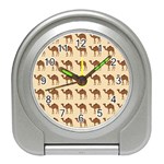 Camel Pattern Design Clothing Travel Alarm Clock