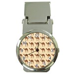 Camel Pattern Design Clothing Money Clip Watches