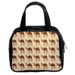 Camel Pattern Design Clothing Classic Handbag (Two Sides)