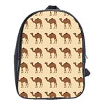 Camel Pattern Design Clothing School Bag (XL)