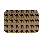 Camel Pattern Design Clothing Open Lid Metal Box (Silver)  