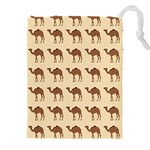 Camel Pattern Design Clothing Drawstring Pouch (5XL)