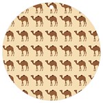 Camel Pattern Design Clothing UV Print Acrylic Ornament Round