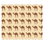 Camel Pattern Design Clothing Premium Plush Fleece Blanket (Small)