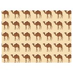 Camel Pattern Design Clothing Premium Plush Fleece Blanket (Extra Small)