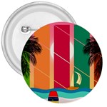 Digital Graphic Clip Art Beach 3  Buttons