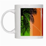 Digital Graphic Clip Art Beach White Mug