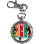 Digital Graphic Clip Art Beach Key Chain Watches