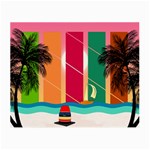 Digital Graphic Clip Art Beach Small Glasses Cloth