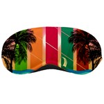 Digital Graphic Clip Art Beach Sleep Mask