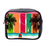 Digital Graphic Clip Art Beach Mini Toiletries Bag (Two Sides)