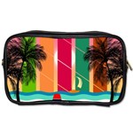 Digital Graphic Clip Art Beach Toiletries Bag (One Side)