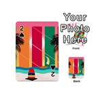 Digital Graphic Clip Art Beach Playing Cards 54 Designs (Mini)