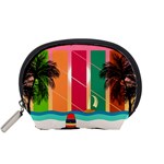 Digital Graphic Clip Art Beach Accessory Pouch (Small)