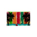 Digital Graphic Clip Art Beach Cosmetic Bag (XS)