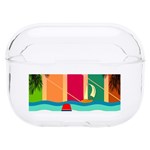 Digital Graphic Clip Art Beach Hard PC AirPods Pro Case