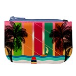 Digital Graphic Clip Art Beach Large Coin Purse