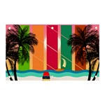 Digital Graphic Clip Art Beach Banner and Sign 5  x 3 