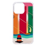 Digital Graphic Clip Art Beach iPhone 14 Pro Max TPU UV Print Case