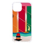 Digital Graphic Clip Art Beach iPhone 13 TPU UV Print Case