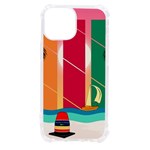 Digital Graphic Clip Art Beach iPhone 13 mini TPU UV Print Case