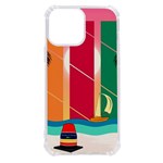 Digital Graphic Clip Art Beach iPhone 13 Pro Max TPU UV Print Case