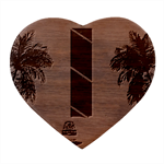 Digital Graphic Clip Art Beach Heart Wood Jewelry Box