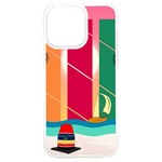 Digital Graphic Clip Art Beach iPhone 15 Plus TPU UV Print Case