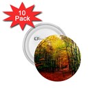 Forest Woods Autumn Nature 1.75  Buttons (10 pack)