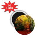 Forest Woods Autumn Nature 1.75  Magnets (10 pack) 