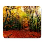 Forest Woods Autumn Nature Large Mousepad