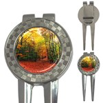 Forest Woods Autumn Nature 3-in-1 Golf Divots