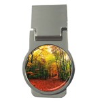 Forest Woods Autumn Nature Money Clips (Round) 