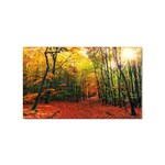 Forest Woods Autumn Nature Sticker (Rectangular)