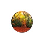 Forest Woods Autumn Nature Golf Ball Marker