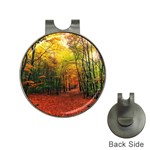 Forest Woods Autumn Nature Hat Clips with Golf Markers