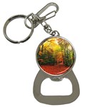 Forest Woods Autumn Nature Bottle Opener Key Chain