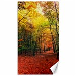 Forest Woods Autumn Nature Canvas 40  x 72 